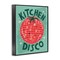 Stupell Industries Kitchen Disco Tomato Framed Giclee Wall Art Design by Lisa Perry Whitebutton